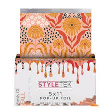 StyleTek Pop Up Foil Fields Of Fall + Alligator Clips