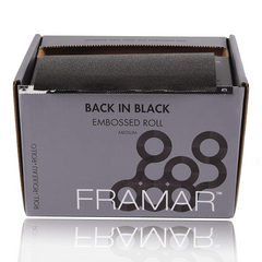 Framar Embossed Medium Foil Roll Back in Black- 320 ft